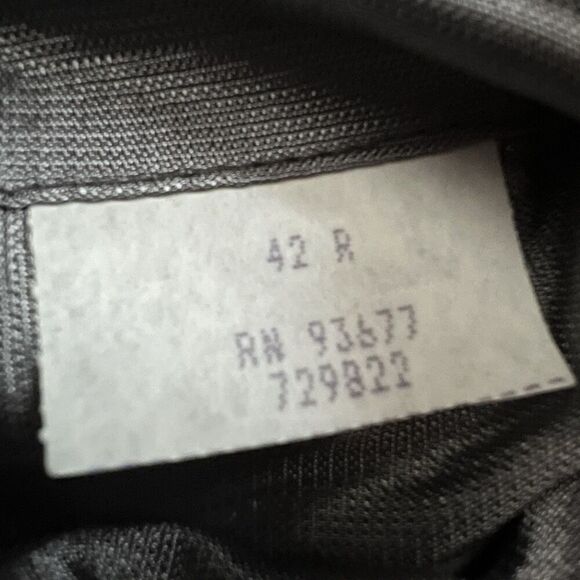 J. Ferrar Black 100% Silk 3 Button Satin Lined Blazer Sport Coat - Size 42R - Picture 11 of 11